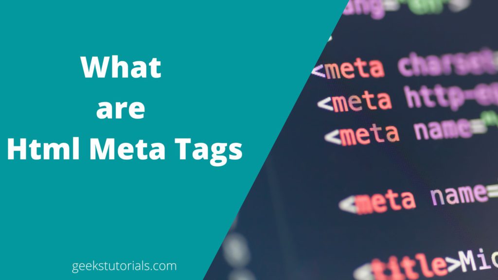 What are Html meta tags